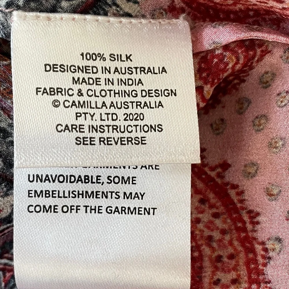 Crystal-embellished Printed Silk Crepe De Chine Mini Dress from CAMILLA - Picture 15 of 15